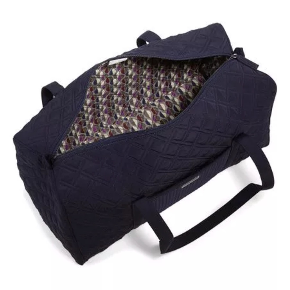 Vera Bradley Large Duffel Travel Bag Microfiber - Picture 2 of 7